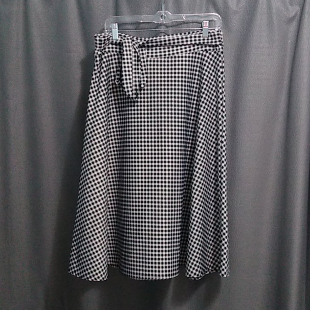 Womens Gingham Skirt